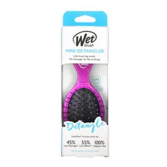 New Wet Brush Mini Detangler Brush, Purple - Picture 2 of 6